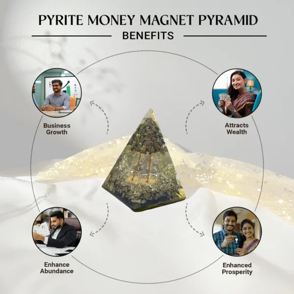 Money Magnet Pyrite Pyramid - Image 3